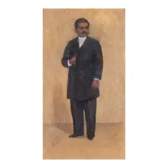 Jorge Pineda, Portrait of Marcelo H. Del Pilar, watercolor on paper