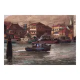 Untitled by Unidentified artist, oil on masonite board, sold Jan 2025