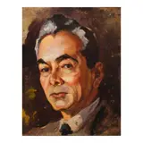 Portrait of Manuel Quezon by Unidentified artist, oil on canvas, sold Jan 2025
