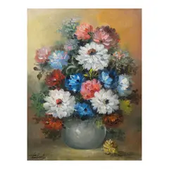 Still Life by Oscar Navarro, oil on canvas, sold Jan 2025