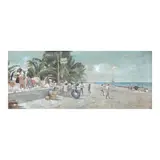 Romeo Enriquez, Seascape, oil on canvas