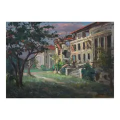 J. Encarnacion, Untitled, oil on board