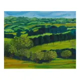 Mariko Jacinto, Landscape, oil on canvas