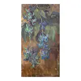 Gabriel Custodio, Orchids, oil on canvas