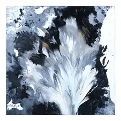 Cid Reyes, Abstraction, acrylic on canvas