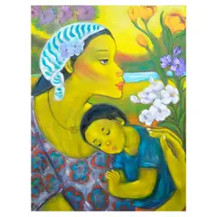 Lydia Velasco, It's A Beautiful Day To be With You, oil on canvas