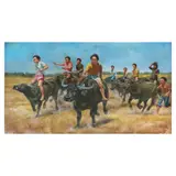 Carlos Catimbang, Untitled, oil on canvas