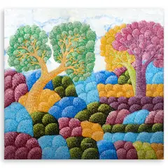 Untitled by Ibarra dela Rosa, oil on canvas, sold Jan 2025