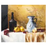 Mia Herbosa, Still Life, oil on masonite board