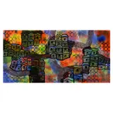 Manuel Baldemor, Pook Bagong Pag-asa, acrylic on canvas