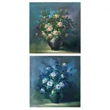 a.) Still Lifeb.) Still Life by Cesar Buenaventura, b.) signed and dated 1979 (lower left)<br /> oil on canvas<br /> 35 1/2” x 35” (90 cm x 89 cm), sold Jan 2025