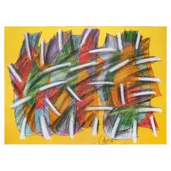 Diaphanous by Romulo Olazo, soft pastel on canson paper, sold Jan 2025