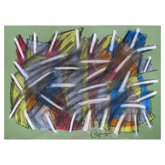 Diaphanous by Romulo Olazo, soft pastel on canson paper, sold Jan 2025