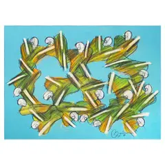 Kasuy by Romulo Olazo, soft pastel on canson paper, sold Jan 2025