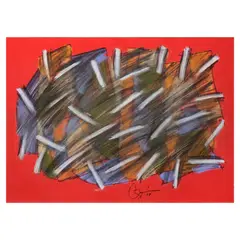Diaphanous by Romulo Olazo, soft pastel on canson paper, sold Jan 2025