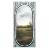 Robert Lucas Shook, Landscape Through a Window, oil on canvas