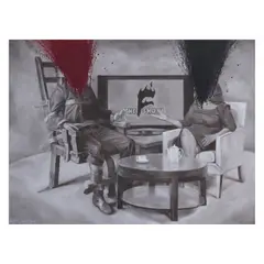 Keb Cerda, F is for Floccinaucinihilipilification, mixed media