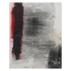 Untitled by Augusto Albor, mixed media on paper, sold Jan 2025