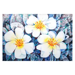 Flowers by Paco Gorospe, oil on canvas, sold Jan 2025