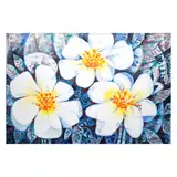 Paco Gorospe, Flowers, oil on canvas
