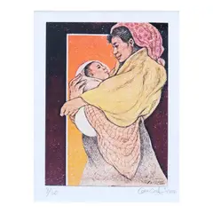 Untitled by Benedicto Cabrera, lithograph 8/30, sold Oct 2024