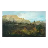 Landscape by Unidentified artist, oil on canvas, sold Oct 2024