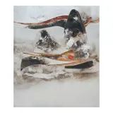 Sim Kern Teck, Abstract, oil on aluminum