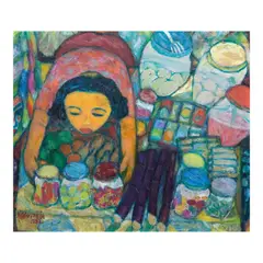 Antonio Austria, Sari-Sari, oil on canvas