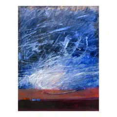 José T. Joya, Comet Bonnet, acrylic on paper