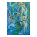 Edwin Wilwayco, Climbing Vines # 30 / Evergreen, oil on canvas