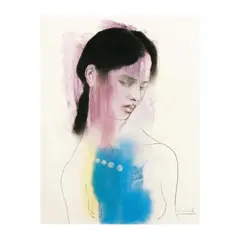 Marcel Antonio, Pearl, pencil and pastel on paper
