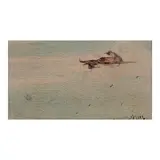 Untitled by Unidentified artist, watercolor on paper, sold Oct 2024