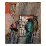 Untitled by Juvenal Sansó Garrit, watercolor on paper, sold Oct 2024