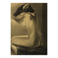 Nude by Cesar Legaspi, charcoal on paper, sold Oct 2024