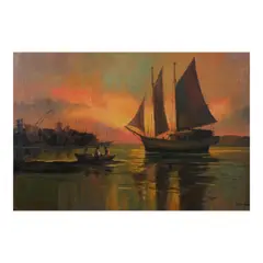 Quintos, Seascape, oil on canvas