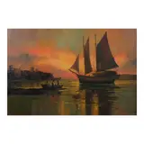 Quintos, Seascape, oil on canvas