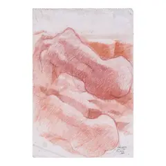 Justin Nuyda, Nude, pastel on paper