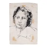 Onib Olmedo, Portrait of a Lady, pen and ink on paper