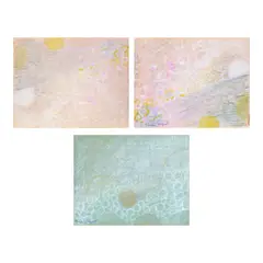 a.) Untitled b.) Untitled c.) Untitled by Nena Saguil, b.) signed (lower left)<br /> pastel on paper<br /> 7" x 9" (18 cm x 23 cm)<br /><br />, sold Oct 2024