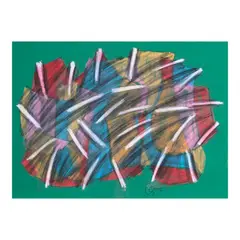 Diaphanous by Romulo Olazo, soft pastel on canson paper, sold Oct 2024
