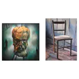 Dominique Alfonso, a.) Untitled b.) Ascension I, b.) signed (lower right)<br /> oil on canvas<br /> 40” x 30” (102 cm x 76 cm)