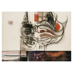 Olan Ventura, Untitled, mixed media