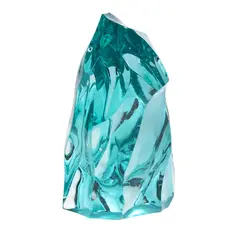 Pepe Mendoza, Luminous Devotion, carved blue glass
