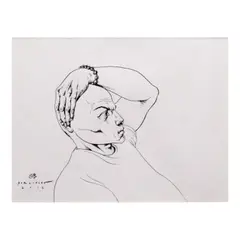 Elmer Borlongan, Untitled, pen and ink on paper