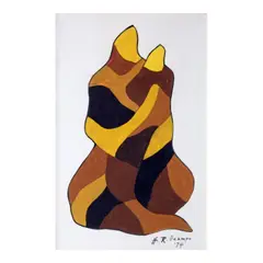 Hernando R. Ocampo, Untitled, oil on paper