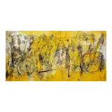 Dennis "Sio" Montera, Final Warning on Global Warming, acrylic and bitumen on canvas