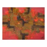 Ivan Acuña, Metalscape Series II, acrylic on canvas