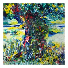 Allan Cosio, Abstract, acrylic on canvas