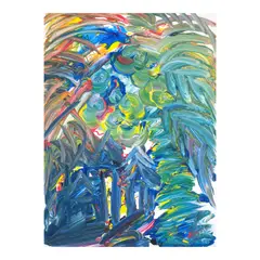 Allan Cosio, Abstract, oil and acrylic on canvas