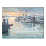 Sofronio y Mendoza, Pier, oil on canvas